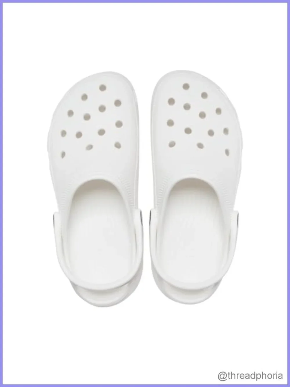 Crocs Classic Platform Clog Pull-On Waterproof Comfort Shoes